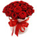 красные розы в шляпной коробке. Никарагуа